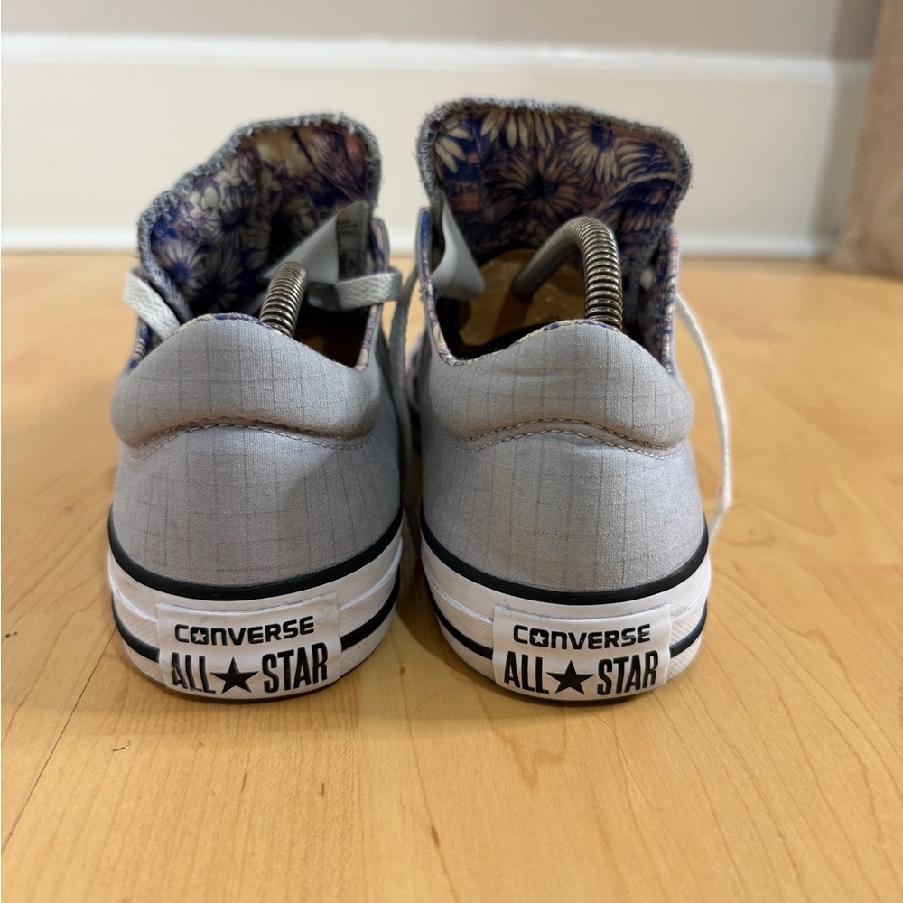 Converse All Star Gray Low Top Sneakers - Picture 4 of 7